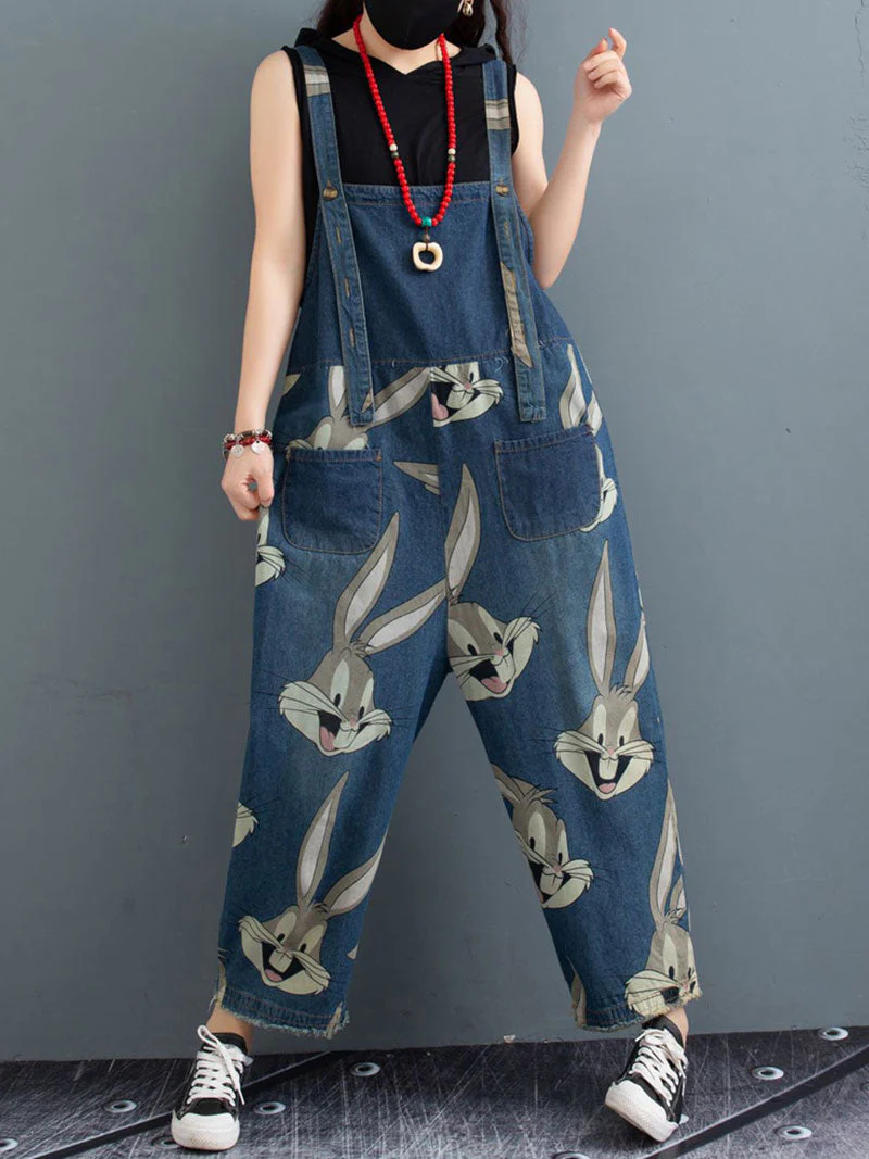 What's Up Bunny Overall Dungarees - Image 4
