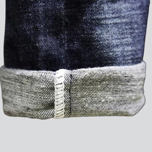 Whiskered distressed jeans for men - Image 8