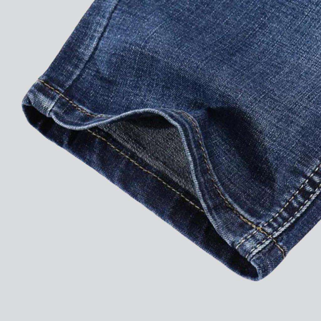 Whiskered medium wash men's jeans - Image 9