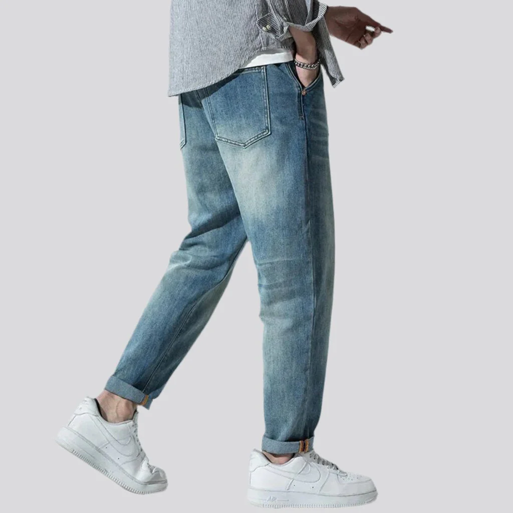 Whiskered men's baggy jeans - Image 4