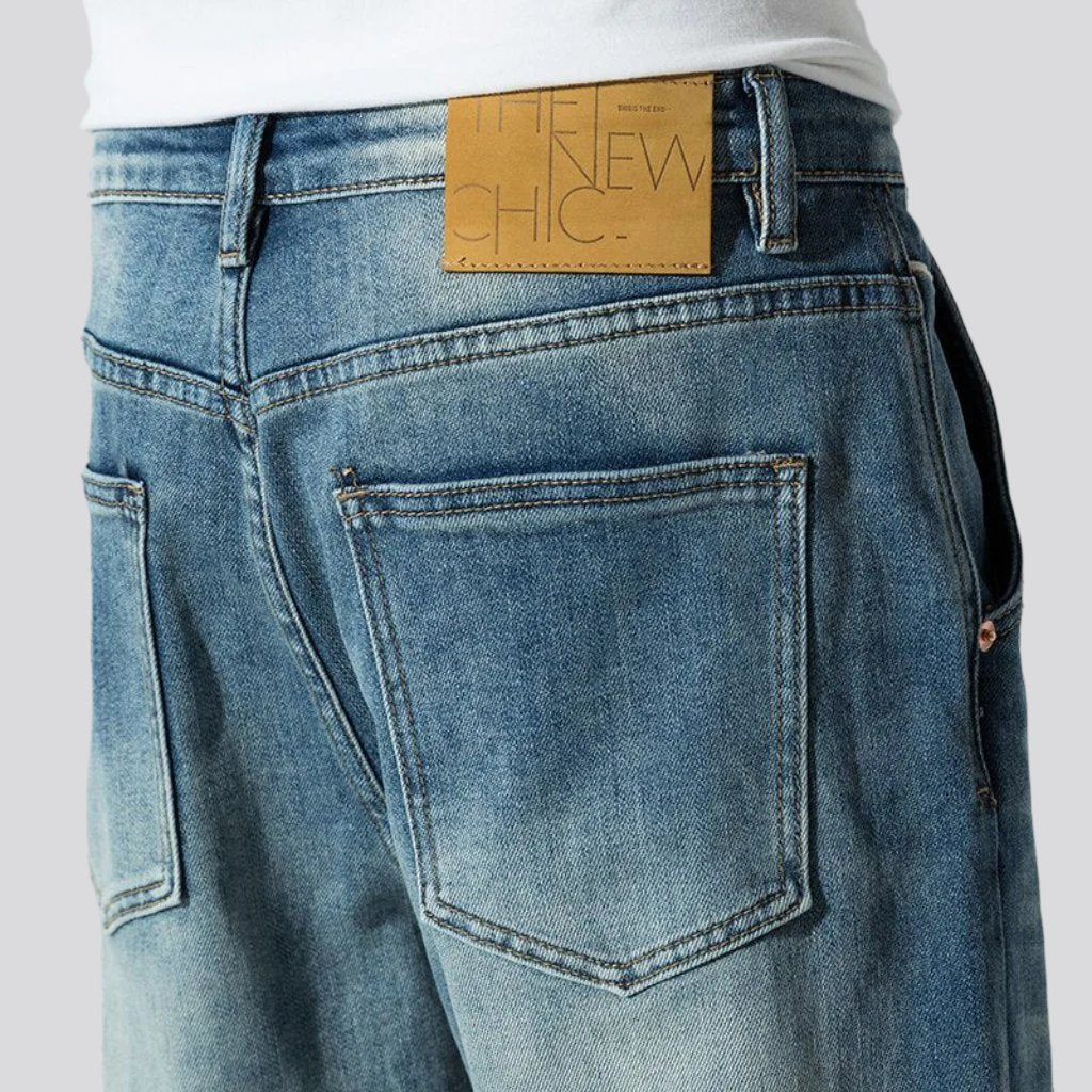 Whiskered men's baggy jeans - Image 7