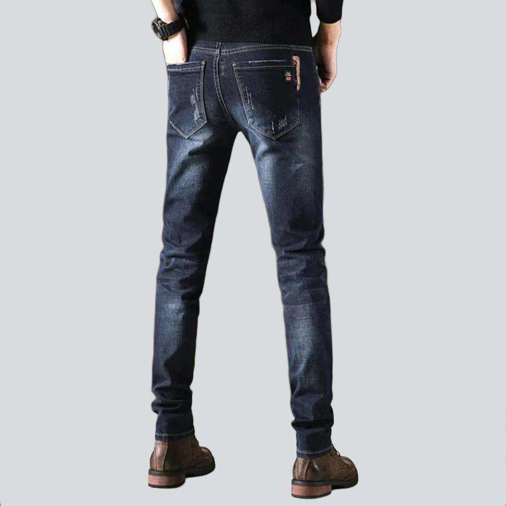 Whiskered skinny men's jeans - Image 6