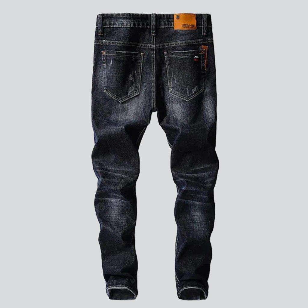 Whiskered skinny men's jeans - Image 8