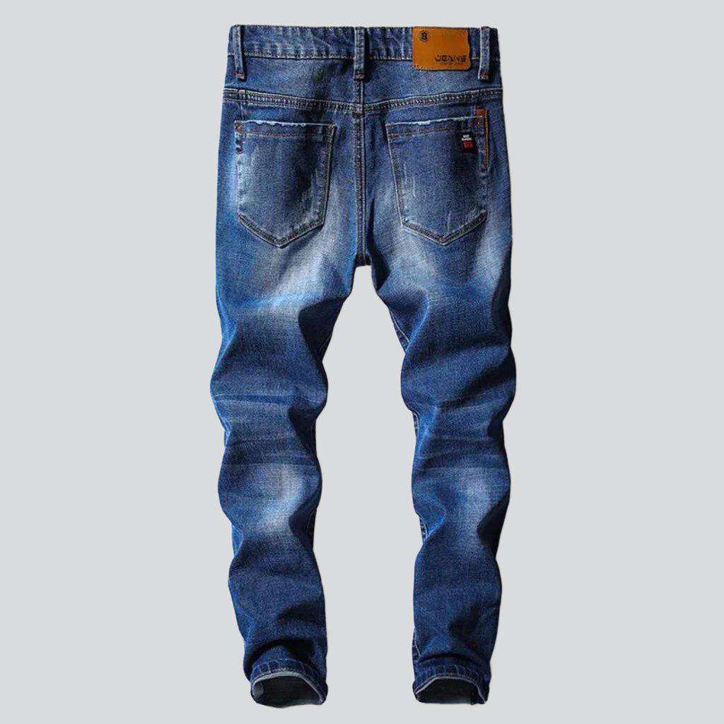 Whiskered skinny men's jeans - Image 9