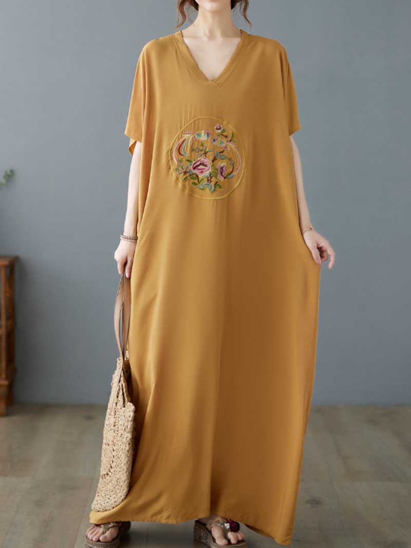 Whisper In Sky Kaftan Dress - Image 4