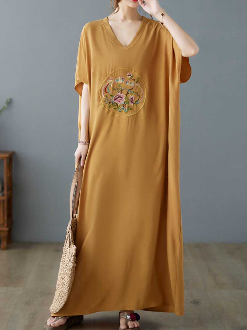 Whisper In Sky Kaftan Dress - Image 6