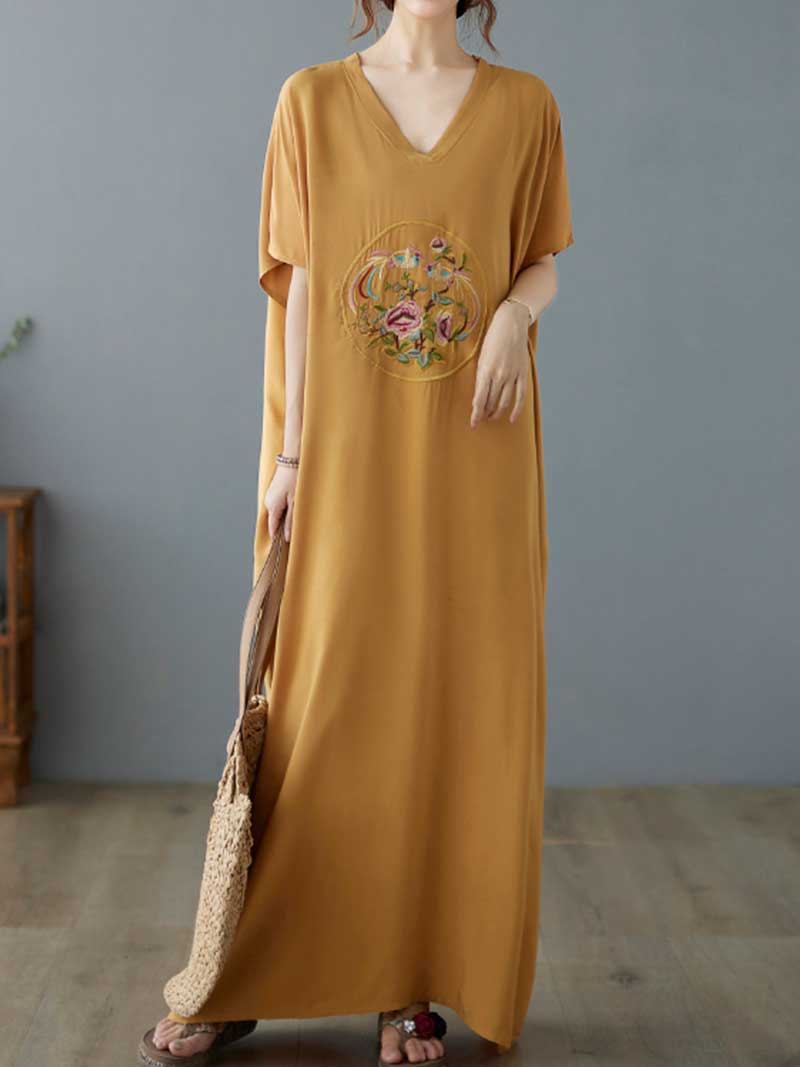 Whisper In Sky Kaftan Dress - Image 7