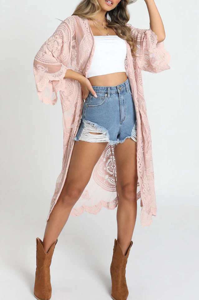 White Beach Cover Up Dress - Image 13