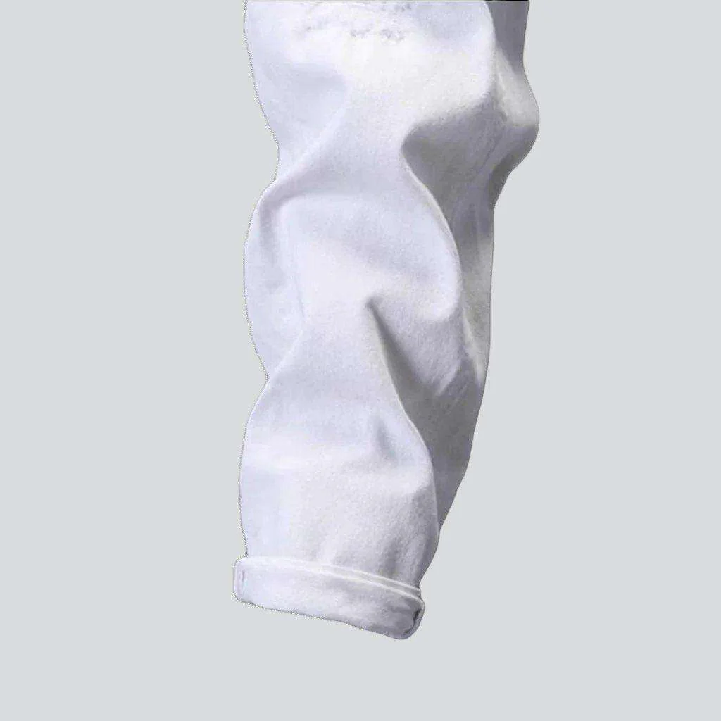 White distressed jeans for men - Image 7