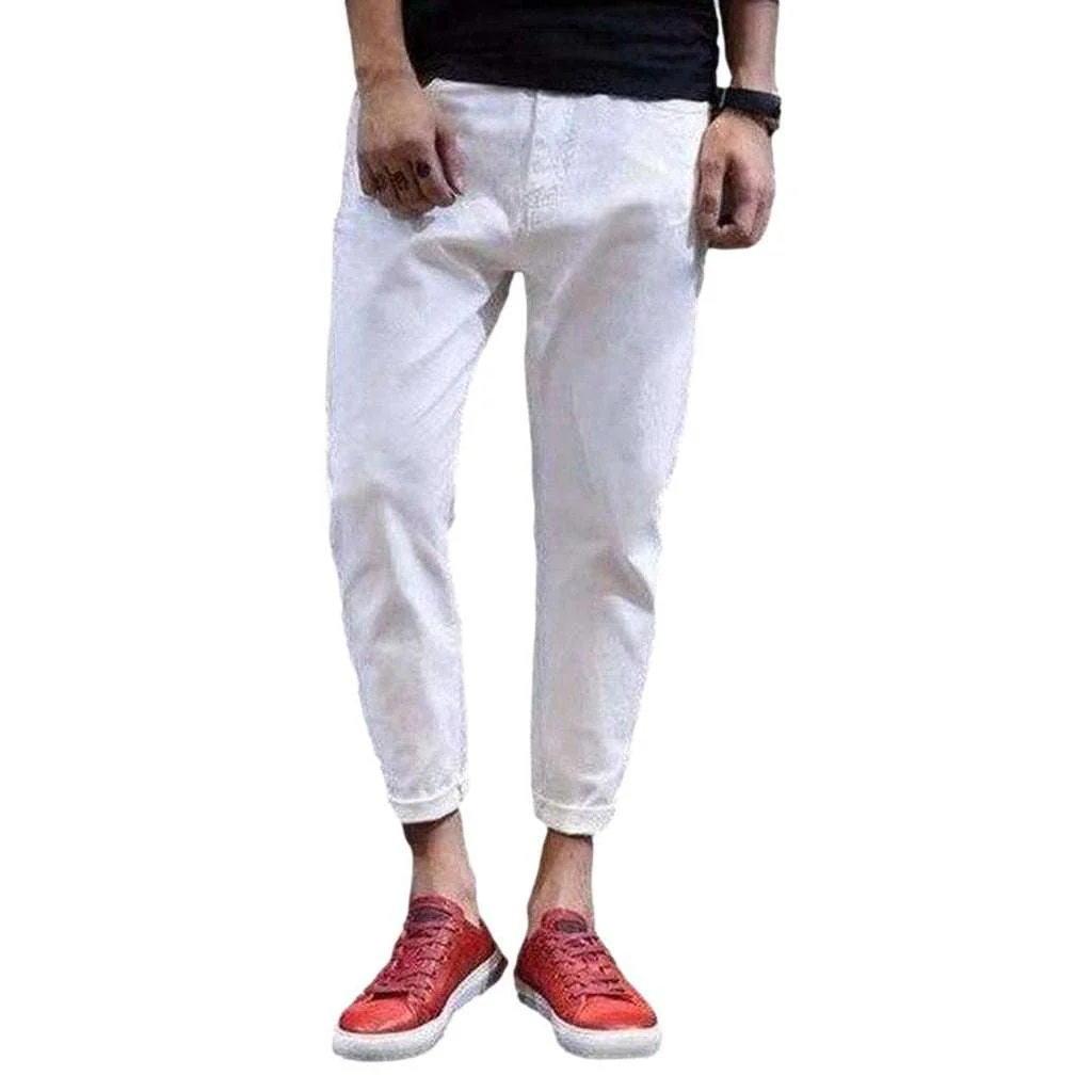White loose fit men's jeans - Image 2