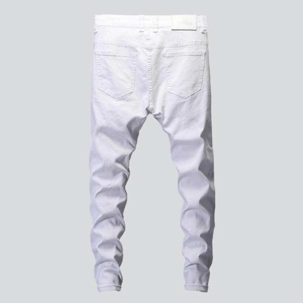 White men's distressed jeans - Image 3