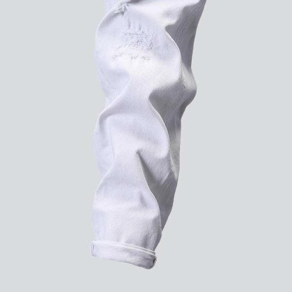 White men's distressed jeans - Image 5