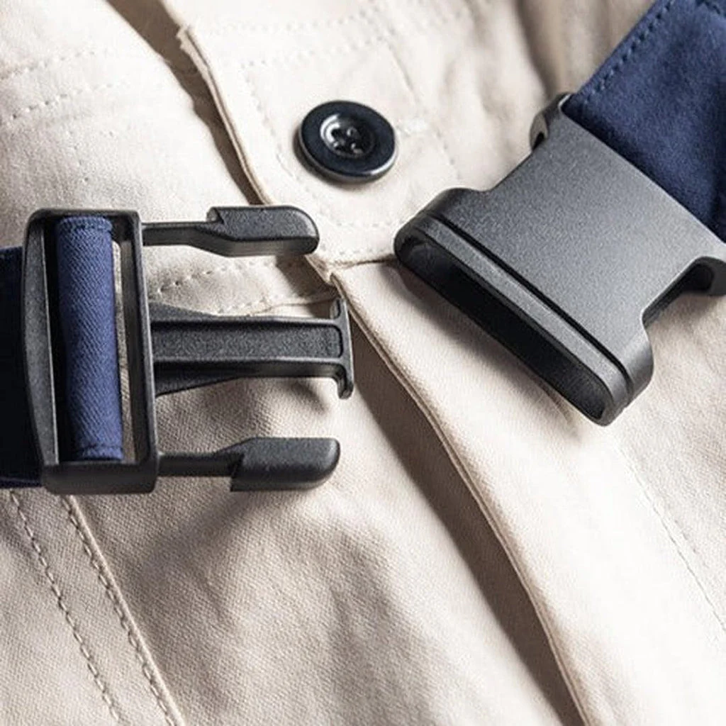 White overall with blue bands - Image 6