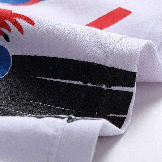 White-painted jeans for men - Image 8