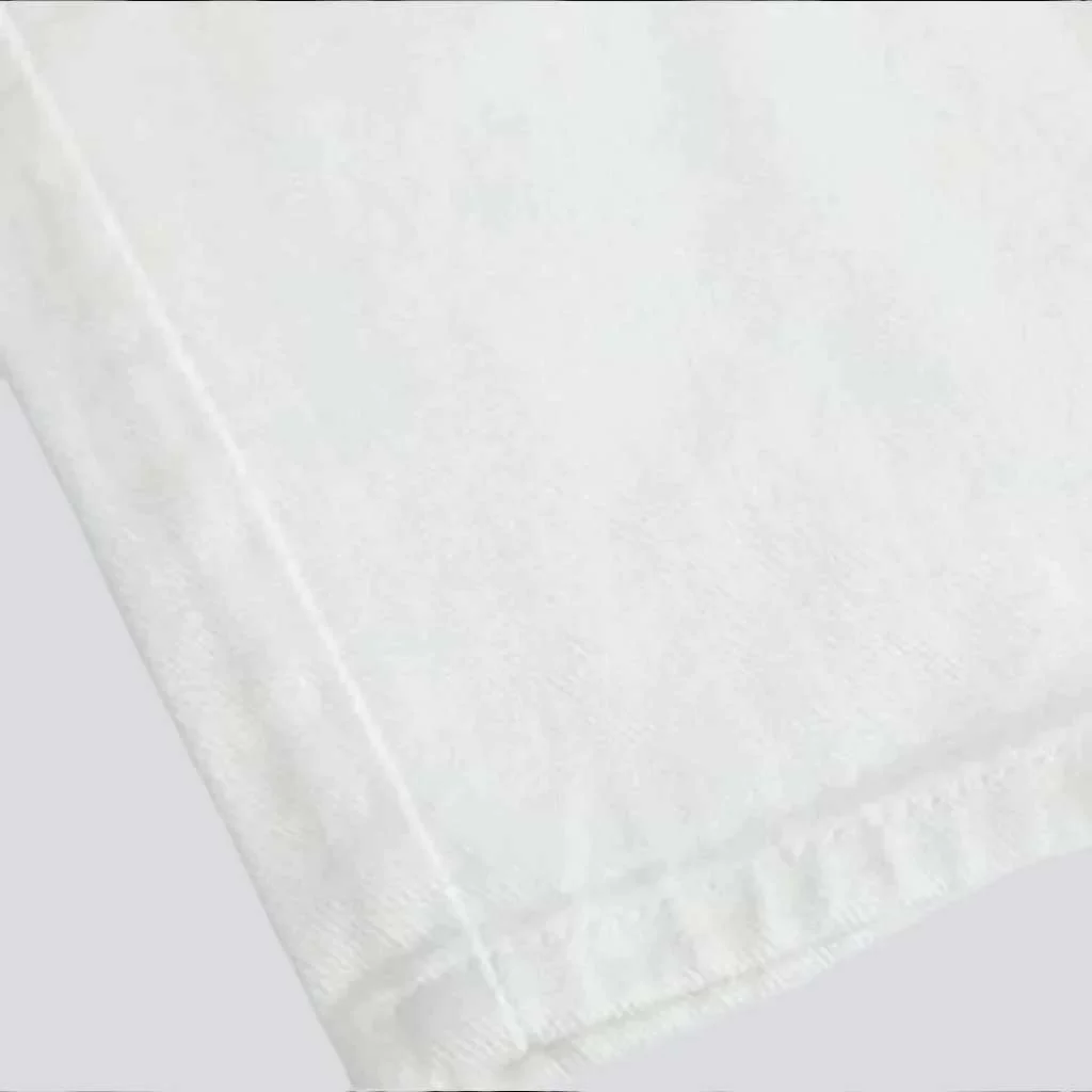 White straight-cut women's jeans - Image 4