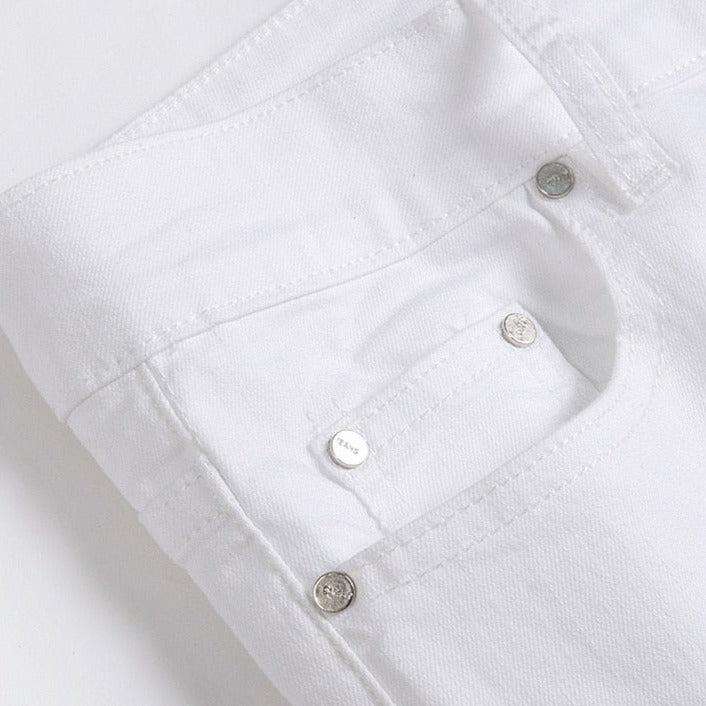 White stretch jeans for men - Image 4