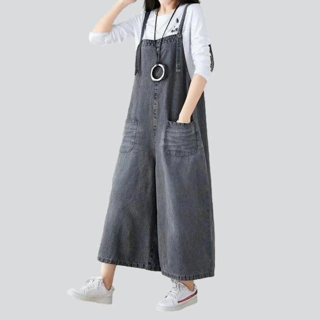 Wide grey overall for women - Image 3