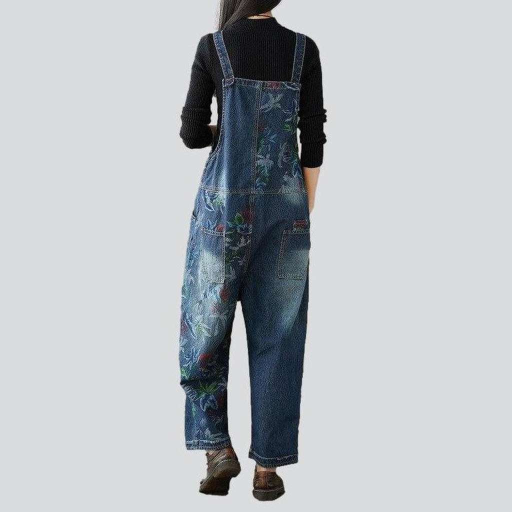 Wide leg baggy women's overall - Image 4