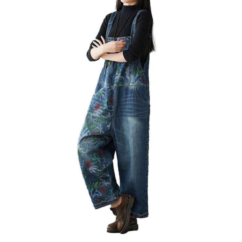 Wide leg baggy women's overall - Image 5