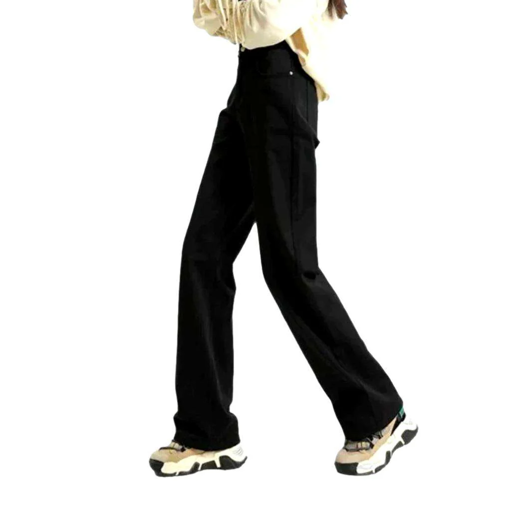 Wide-leg color women's jeans - Image 5