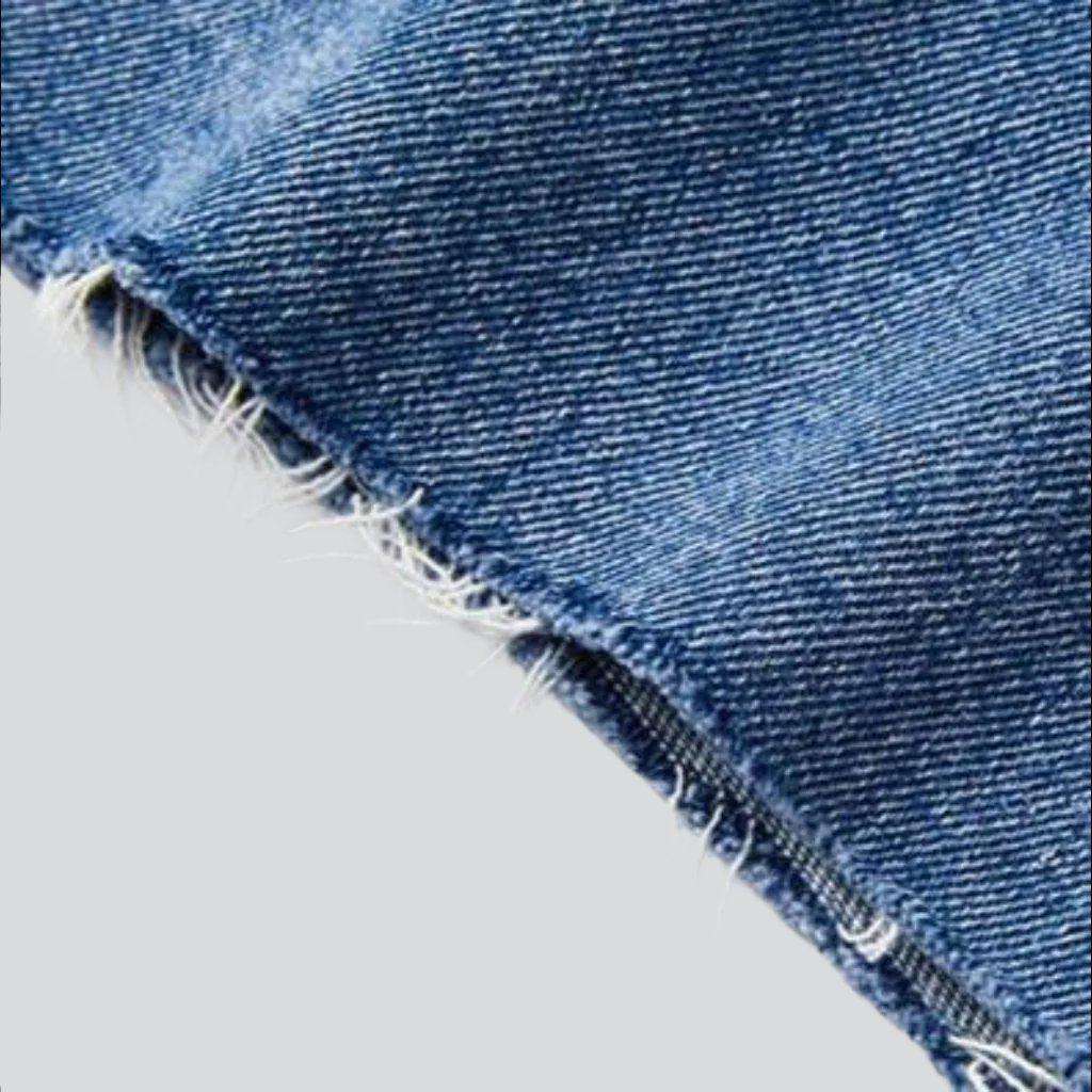 Wide-leg cropped denim shorts - Image 16