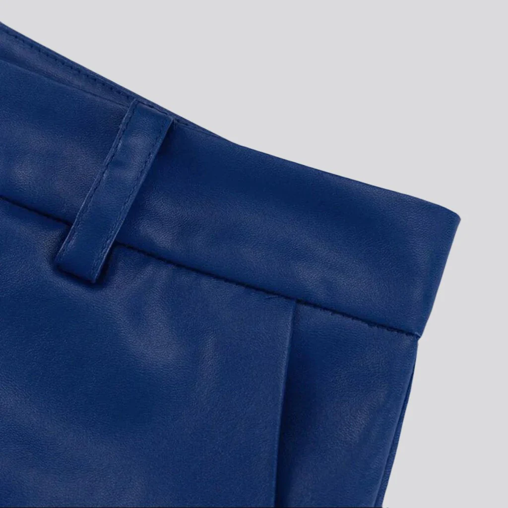 Wide-leg wax jean pants for ladies - Image 17