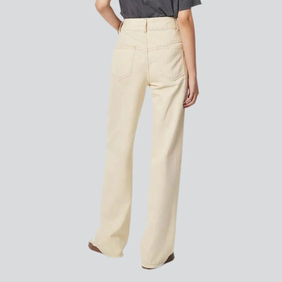 Wide-leg women's denim pants - Image 9