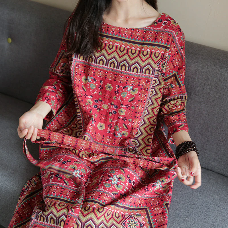 Wild Dreams Double Pocket Robe Maxi Dress - Image 7