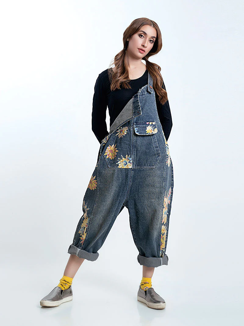 Wildest Dreams Cotton Denim Overalls Dungarees - Image 4