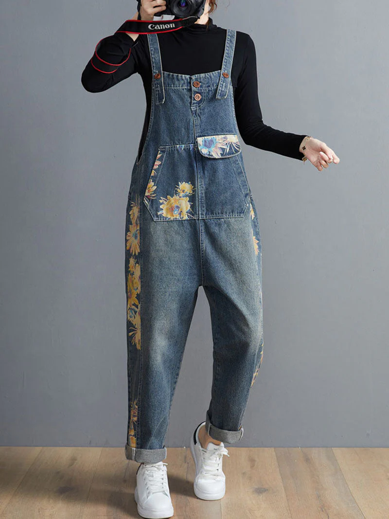 Wildest Dreams Cotton Denim Overalls Dungarees - Image 6
