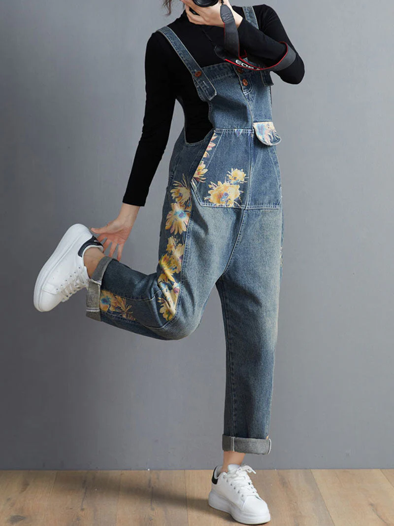 Wildest Dreams Cotton Denim Overalls Dungarees - Image 7
