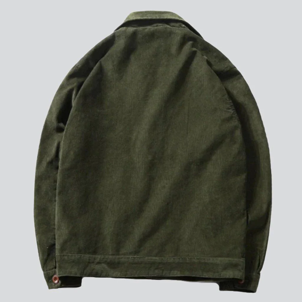 Winter color bomber denim jacket - Image 7