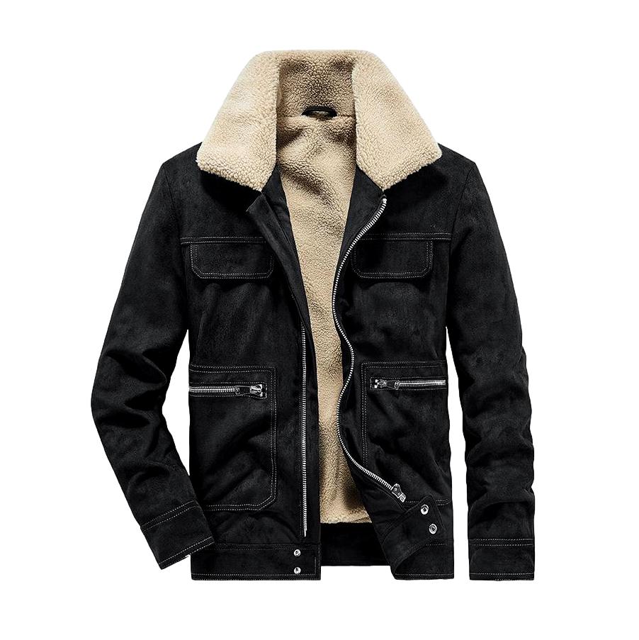 Winter denim coat for men - Image 3