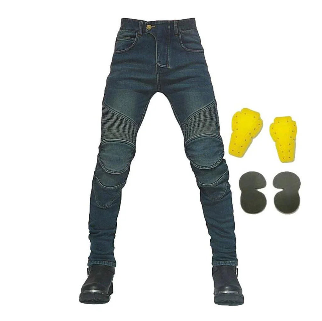 Winter men's biker jeans - Image 2