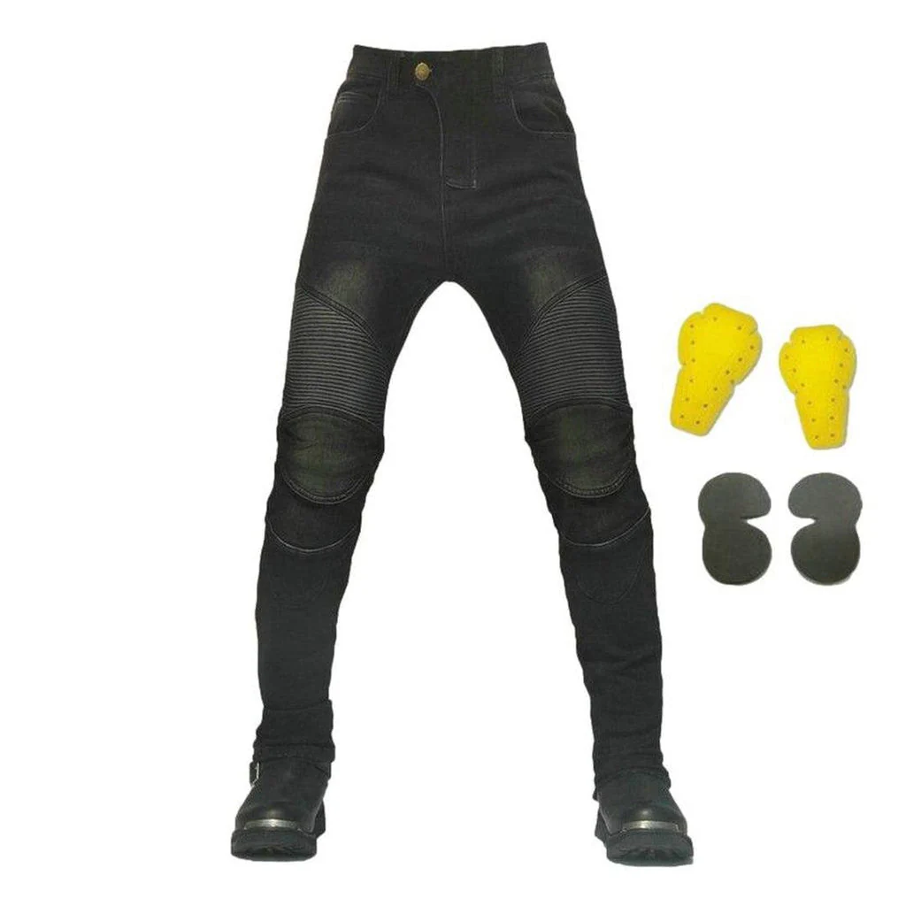 Winter men's biker jeans - Image 3