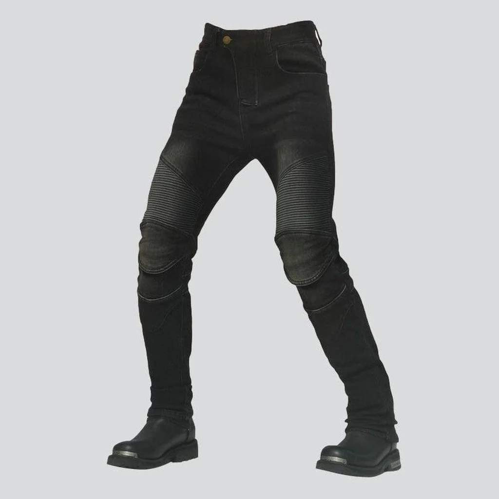 Winter men's biker jeans - Image 5