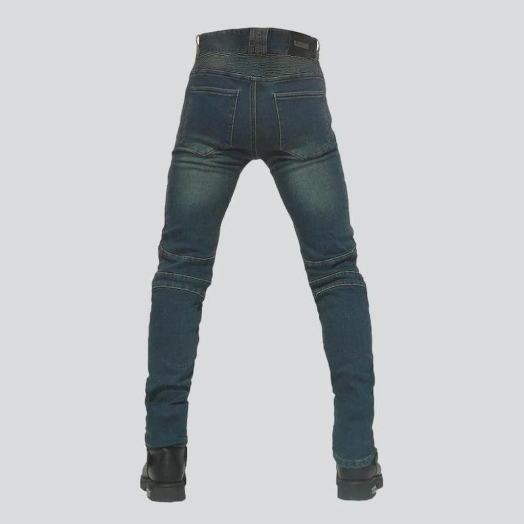 Winter men's biker jeans - Image 6