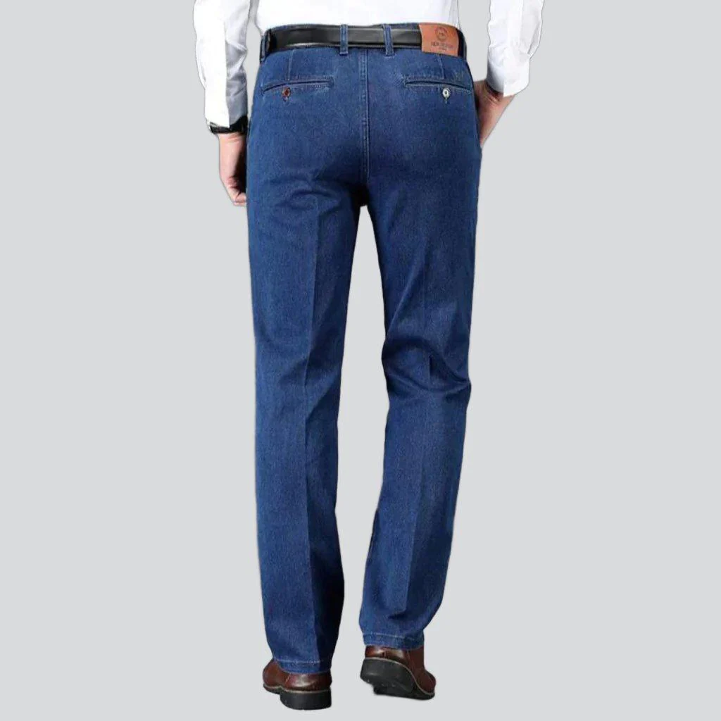 Winter thick business denim pants - Image 5