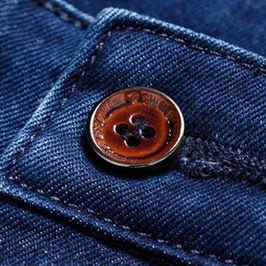 Winter thick business denim pants - Image 6