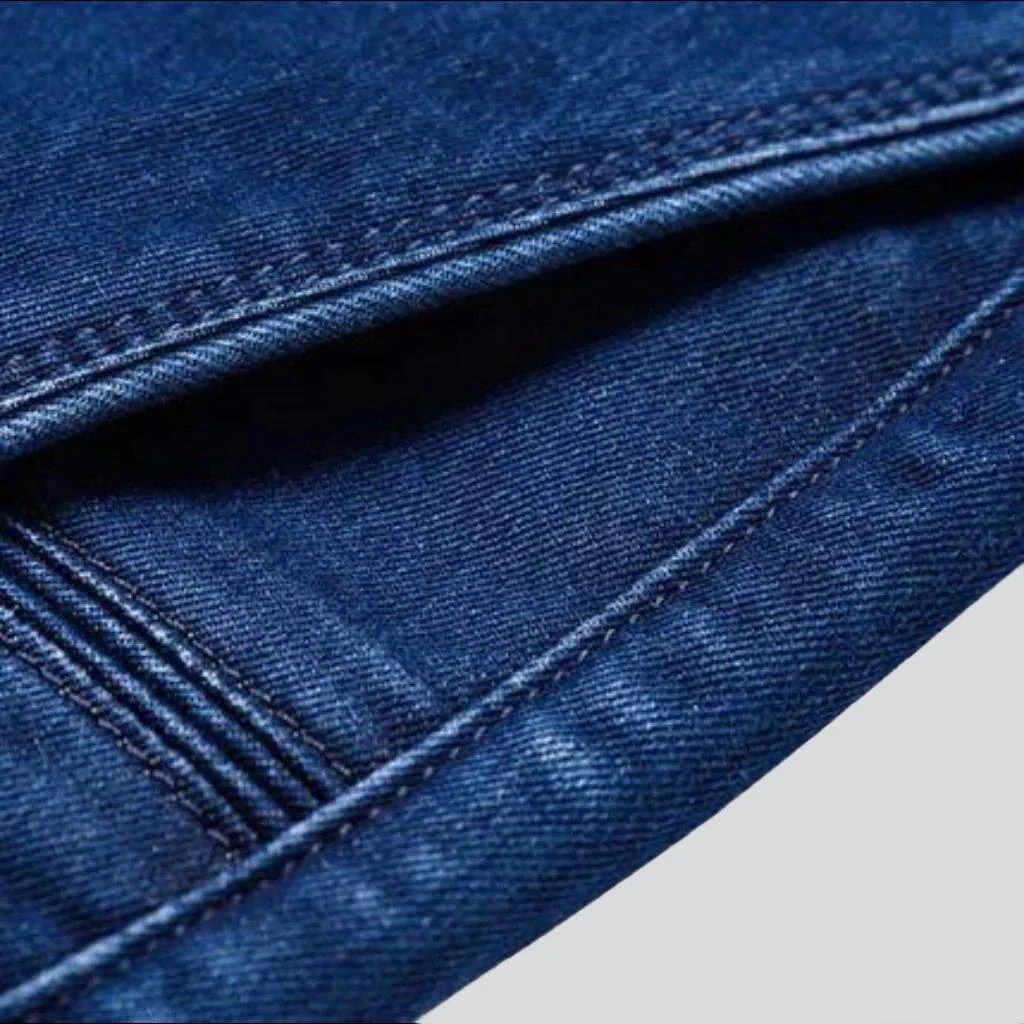 Winter thick business denim pants - Image 7