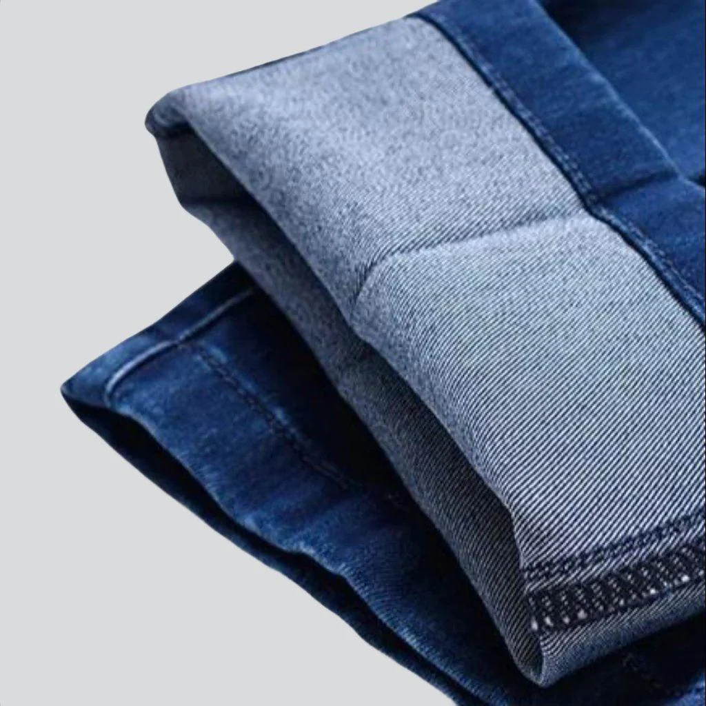 Winter thick business denim pants - Image 9