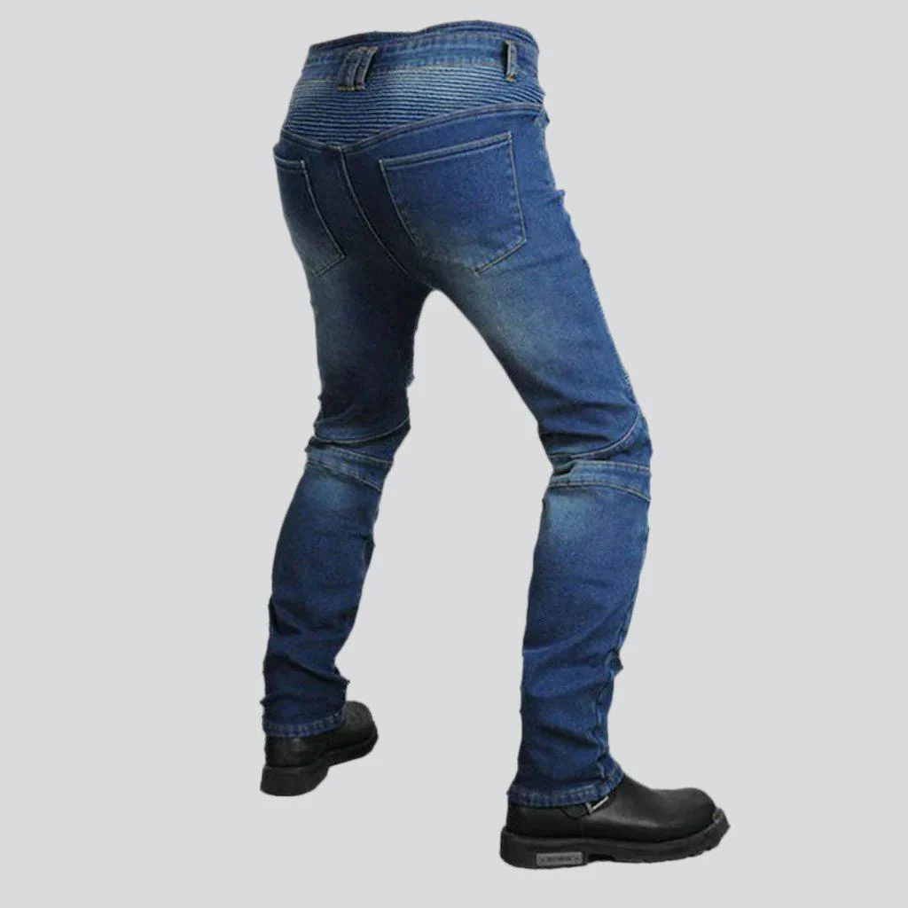 Winter waterproof men's biker jeans - Image 6