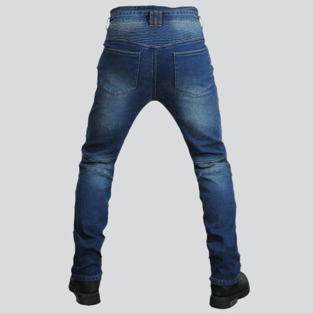 Winter waterproof men's biker jeans - Image 7