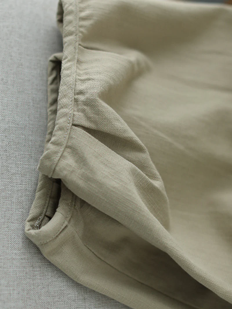 Women Fashion Casual Elastic Waist Loose Long Harem Bottom Trousers - Image 9