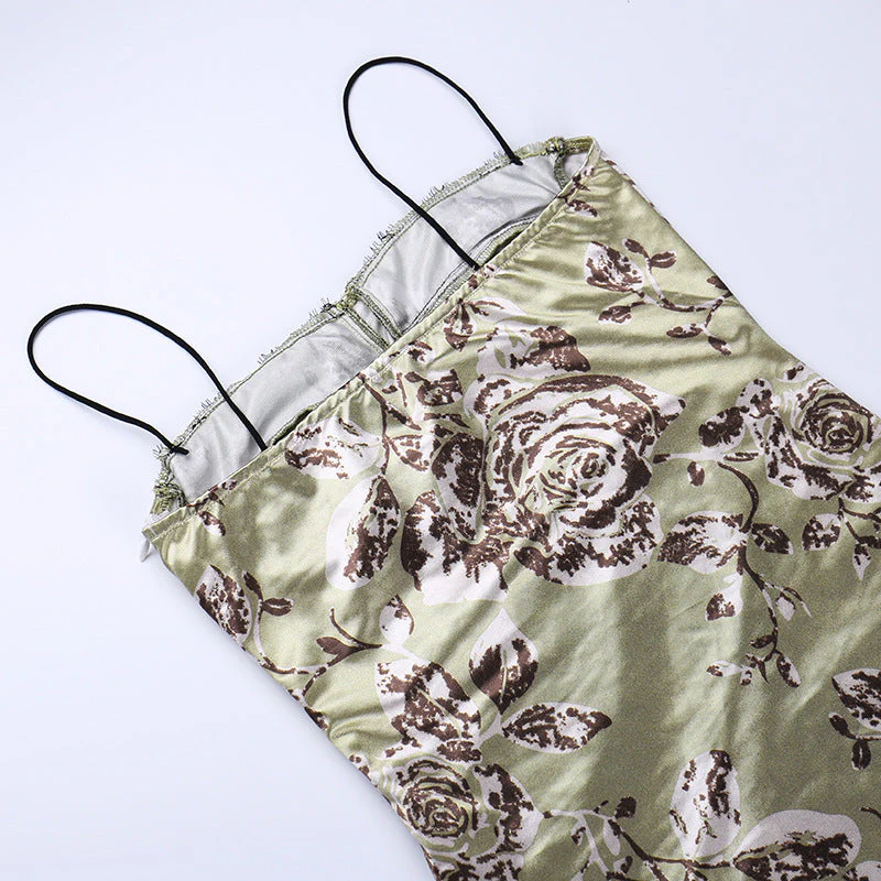 KATHA Lace PRINTED STRAPS MAXI Dress - Image 18