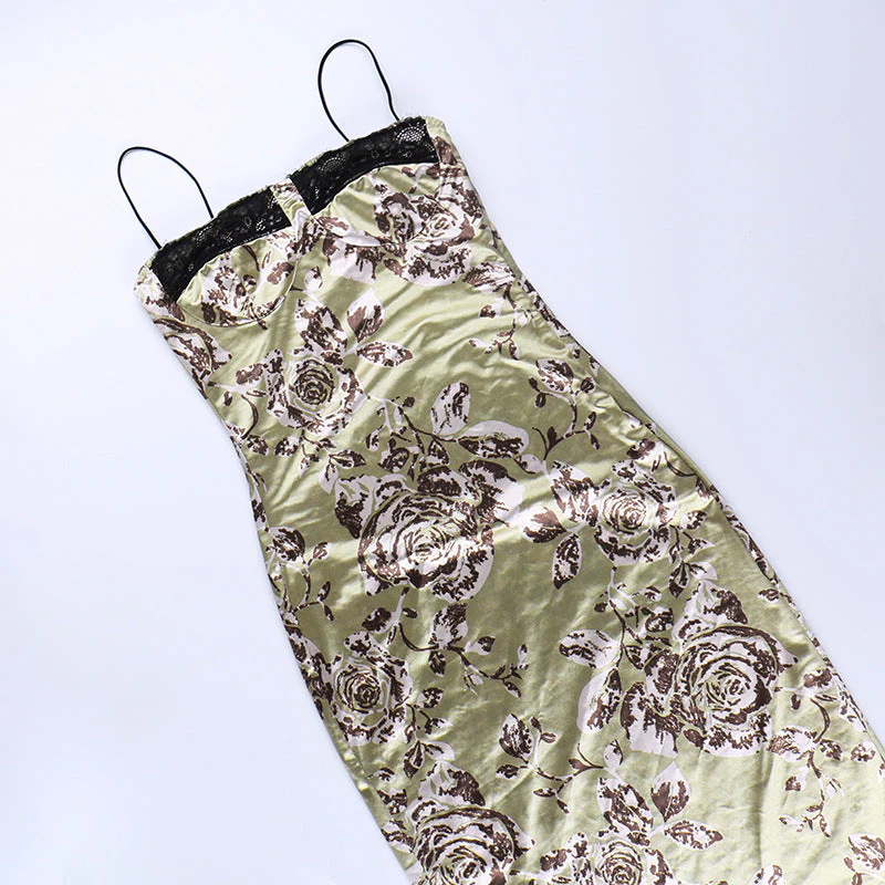 KATHA Lace PRINTED STRAPS MAXI Dress - Image 22