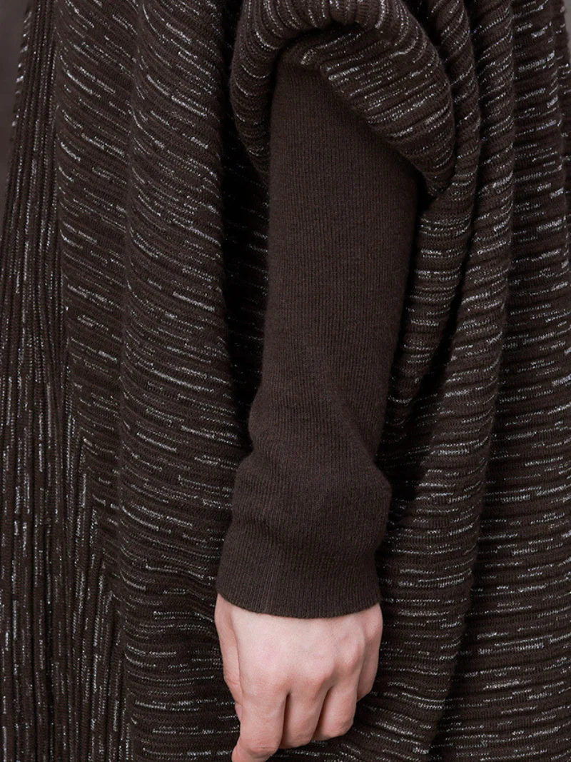 Vintage Dreams Bat Sleeve Knitted Maxi Dress - Image 7