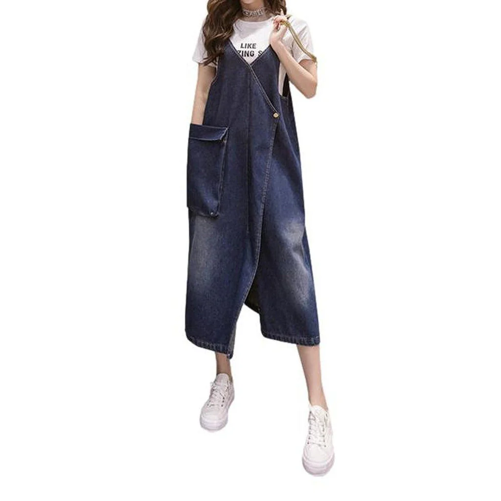 Women's cargo denim dress - Image 2