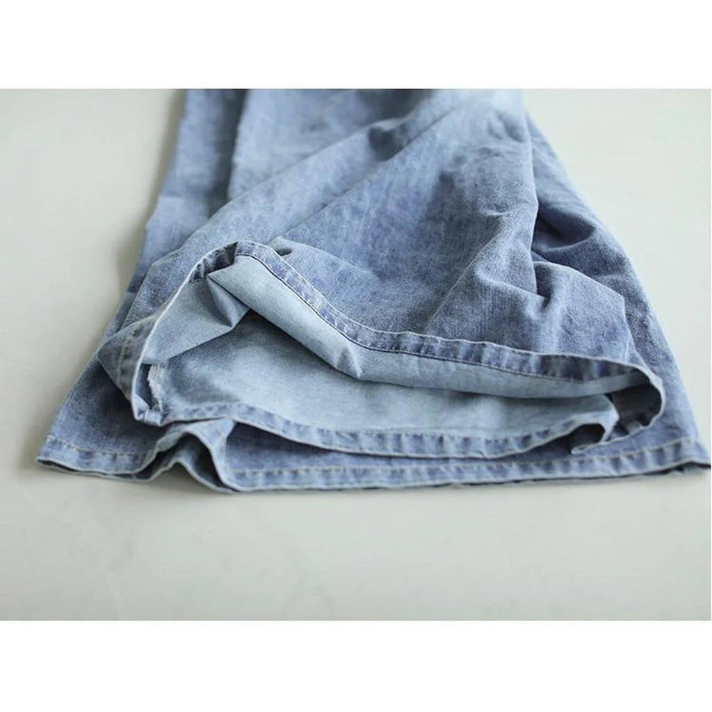 Women's culotte denim pants - Image 6