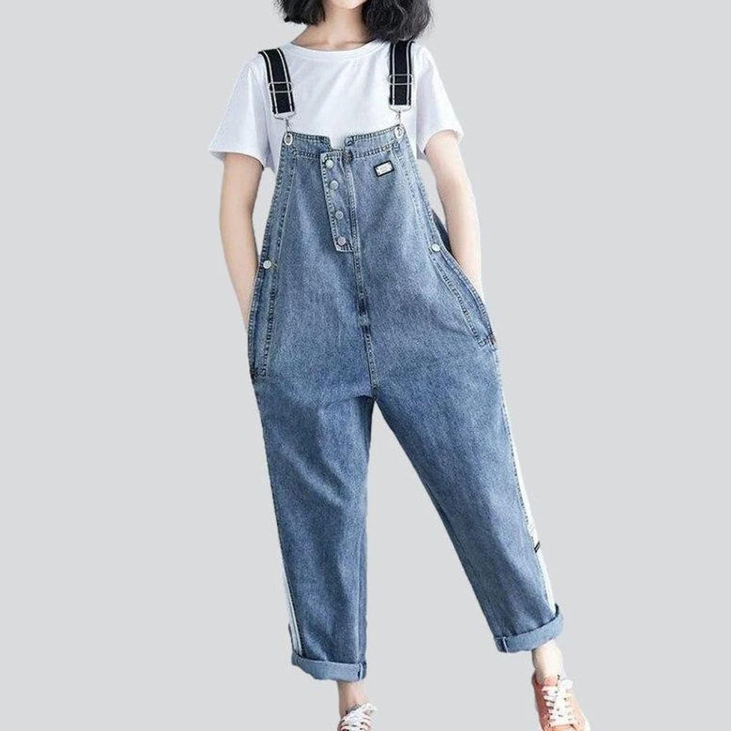 Women's denim overall with bands - Image 3